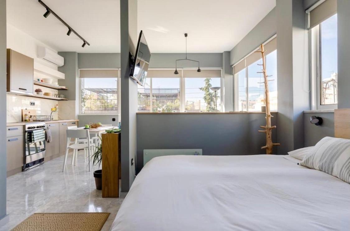 Loft With Private Parking Leilighet Athen Eksteriør bilde